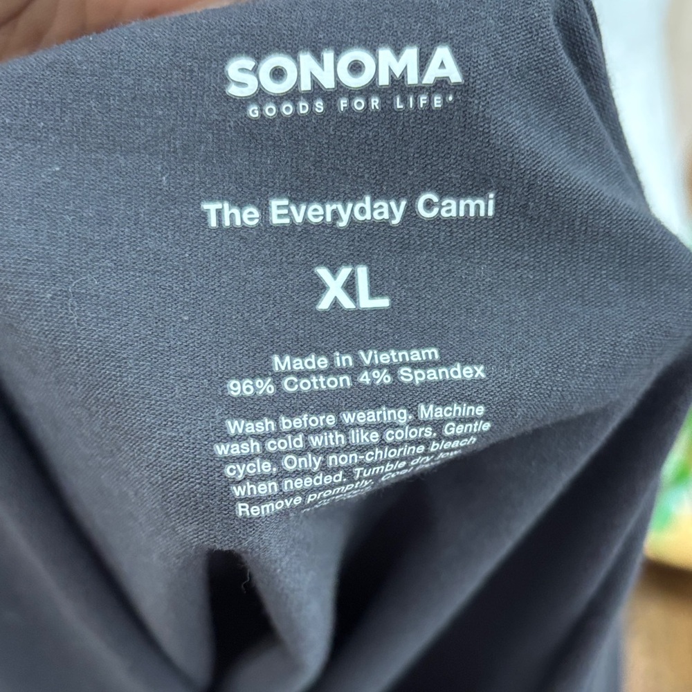Sonoma charcoal everyday cami Top size XL - Picture 4 of 4